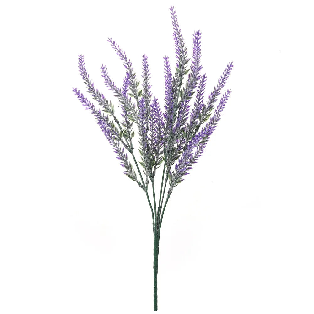 Wholesale Rustic Wedding Decor 5 Branch Wheat Velvet Lavender for Christmas Graduation Mother's Day Easter Occasions