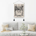 Tarot Card Psychedelic Scene Home Art Tapestry Hippie Bohemian Decoration
