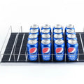 ORIO Custom Aluminum & Plastic Gravity Flow Roller Track Shelf Rack for Supermarket Drink Display and Freezer Use