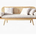 Organic Rattan Living Room Sofa New Design Hotel Villa Outdoor Furniture for Dining Park Farmhouse Use