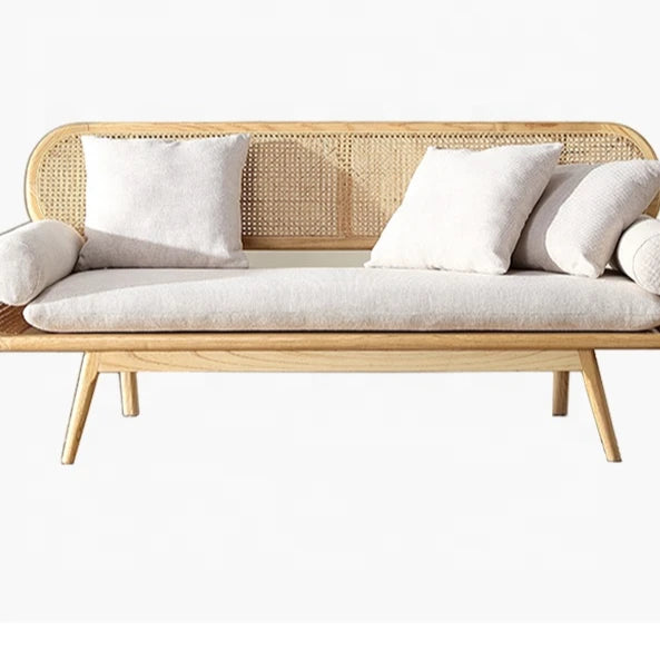 Organic Rattan Living Room Sofa New Design Hotel Villa Outdoor Furniture for Dining Park Farmhouse Use