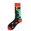 2023 New Design Custom Cotton Socks Dinosaur Orangutan Panda Bear Octopus Spider Cat Dog Alien Bullfight for Cute Unisex Socks