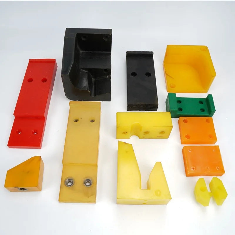 Factory Supply Custom Molded Wear Resistant Polyurethane Shaped Products Plastic Part Anti Vibration PU Piston Seals
