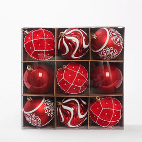 SHUANGYUAN High Sales Christmas Balls Decoration Hand Painted for Holiday Decoration Supplies Ornament Bolas De Navidad