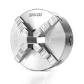 4 Jaw Manual Self-Centering Lathe Chuck Steel Stainless Steel K12 Series SANOU Brand 3 Year Warranty