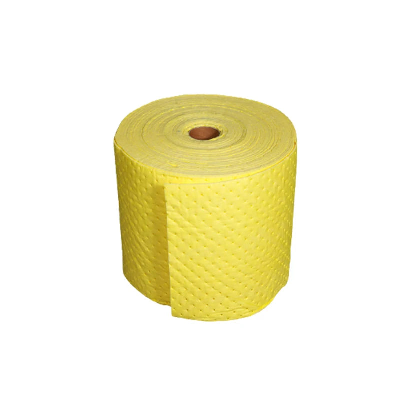 Heavy Absorbency Yellow Hazchem Absorbent Roll Chemical Spill Absorbent Emergency Spill Response Spill Solution Roll