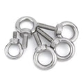 Industrial Rigging Hardware Galvanized 304 Stainless Steel Eye Nuts & Eyebolts DIN582 Ring Thread Box Packaging