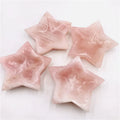 Wholesale Natural New Arrivals Star Shape Rose Quartz Crystal Bowls