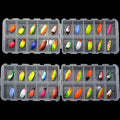 20pcs/box Metal Spoon Colorful Casting Trolling Spoons Spinner Fishing Lure Set Saltwater Tackle Hooks 2g 2.5g 3g 3.5g 4.5g 5.5g