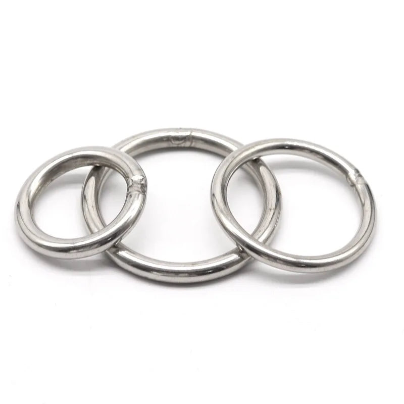 Double Channel AH634 304 316 Stainless Steel Solid Welded Zinc Plated O-Ring Hook Packed in Carton