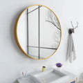 150cm Elegant Design Big Round Wall Mirrors Antique Gold Large Circle  Frame Wall Mirror for Bathroom