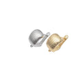 New Arrival Silver Gold Plated Plaid Patterns Copper Hook Earrings Accessories for Making Earrings