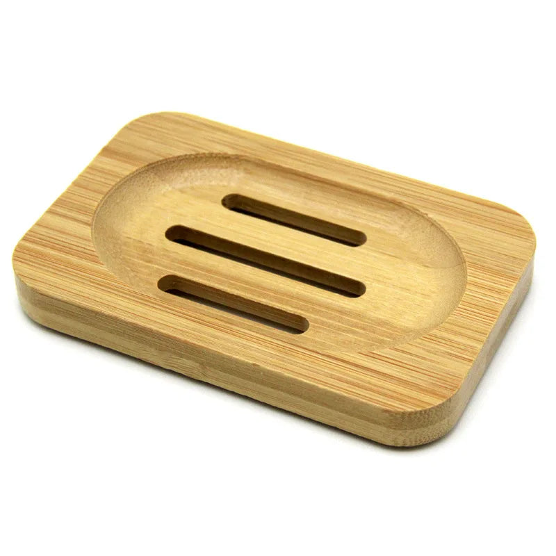 Eco-Friendly Natural Bamboo Soap Holder Wooden Soap Dish for Bathroom Sets Convenient and Stylish Soap Box