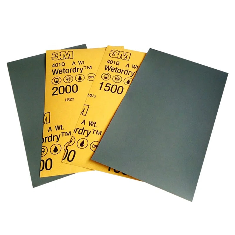 Automotive Paint Surface Polishing 3-M 401Q Abrasive Paper