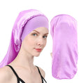 Topsale Good Quality Satin Long Braid Bonnets for Long Hair Shower Cap