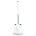 New Modern Durable Toilet Brush and Holder Set Plastic Bathroom Cleaning Brush Kit