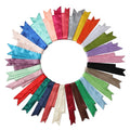 Pure Color Silk Scarf Women's Narrow and Long Strip Scarf Decoration Tie Bag Streamer Headband Bow Tie Belt