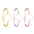 Custom Printing Silver Girls Fashion Jewelry Sublimation Bracelets Blank