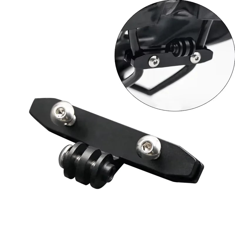 RIDERACE Mountain Bike CNC Saddle Gopro Mount Holder  Rail Seat Lock Mount for Gopro Hero Bicycle Sport Camera Stabilizer Saddle