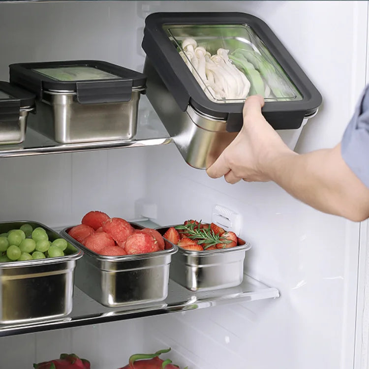 Wholesale Stainless Steel Insulated Lunch Bento Box Set Durable Food Storage Containers with Leak-proof Lids Heatable Feature