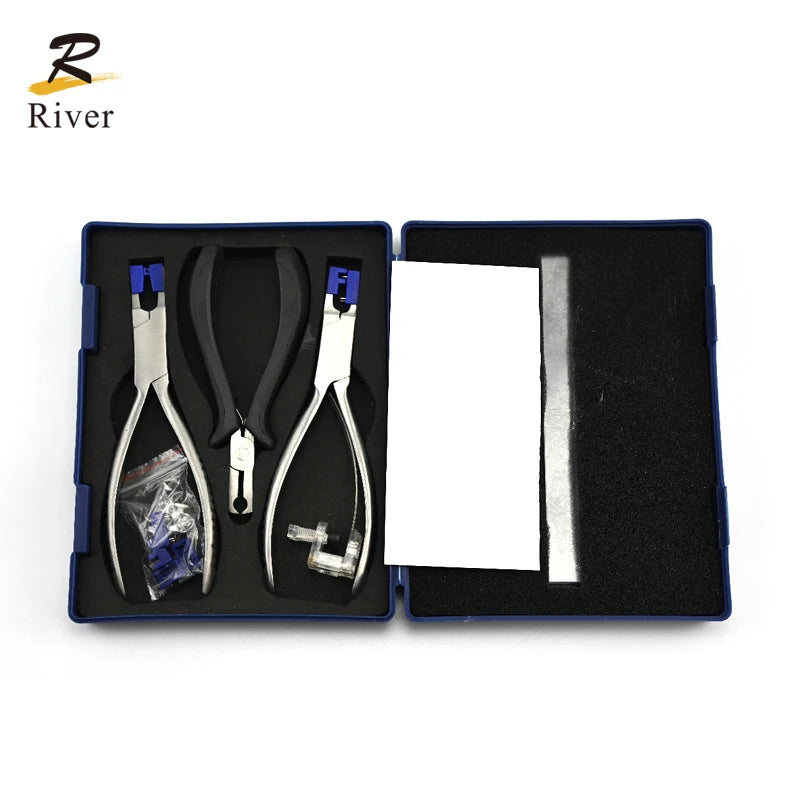 Wholesale Optic Lab Use Rimless Eye Wear Accessories Repair Pliers Tools Set Glasses Frame Optical Tool Kit
