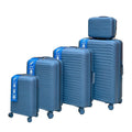 Marksman 20 Inch Unisex PP Luggage Set 4-Piece Travel Bags with 360 Spinner Wheels Factory Wholesale