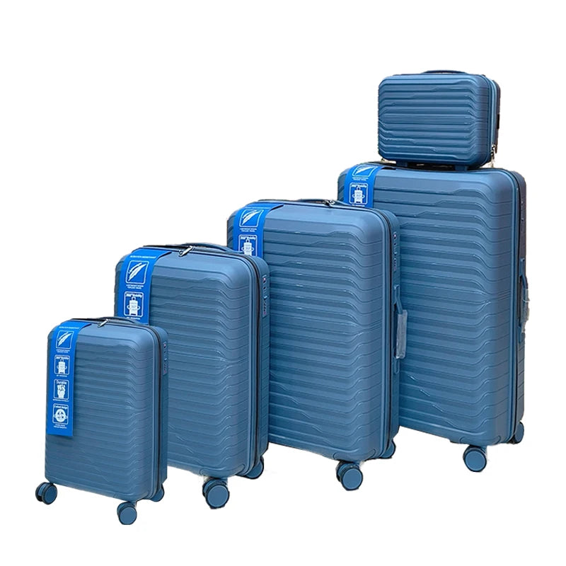 Marksman 20 Inch Unisex PP Luggage Set 4-Piece Travel Bags with 360 Spinner Wheels Factory Wholesale