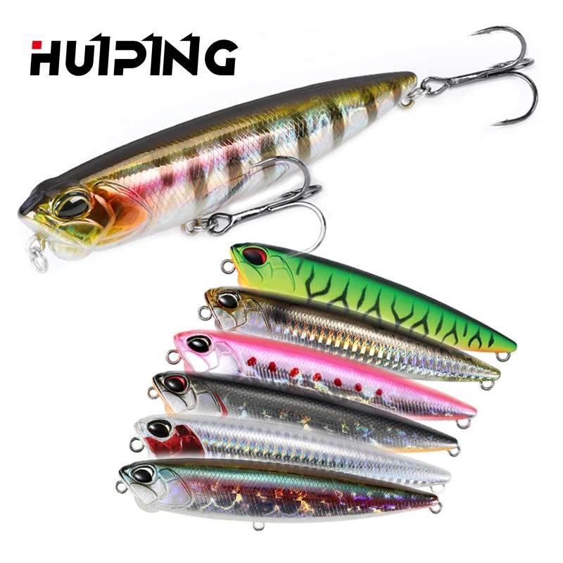 Huiping REALIS Pencil 100 Floating Stickbait Fishing Lure 100mm 14.3g WTD Action With Sound Pesca Artificial Fish Tackle MegaBDM