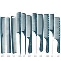 Hot Sell Custom logo Salon Cutting Dark Green Hairdressing Plastic Wholesale Barber Combs ABS Comb High Temperature Resistance
