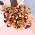 1000pcs/Bag Soft Polymer Clay Beads Cartoon Character Red Ceramic Beads for Kids DIY Necklace & Bracelet Making