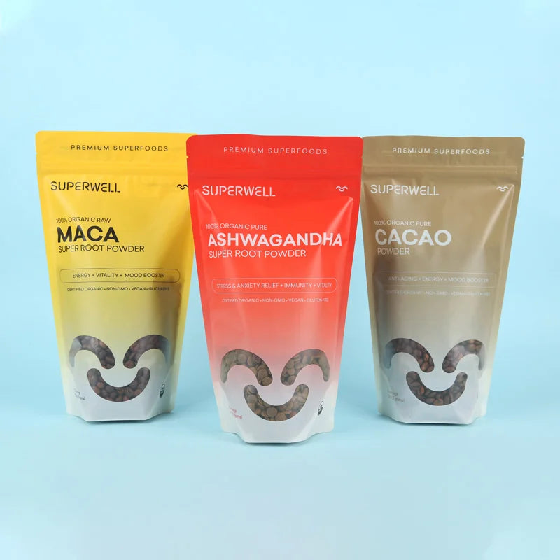 Low Moq 500pcs Popular Customized Resealable Foil Standing up Zipper Pouch Coffee Packaging Digital Printing Stand up Pouch Bag