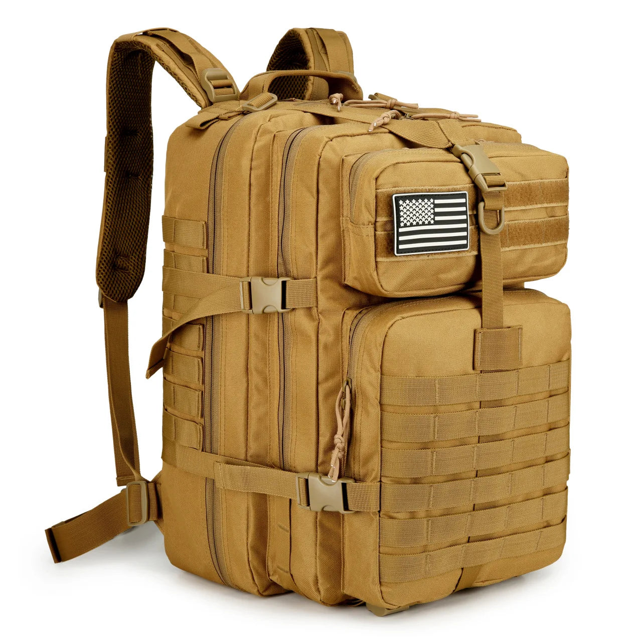 50L Unisex Tactical Backpack Camouflage Pattern 3P Assault Pack Sport Trekking Hiking Travel