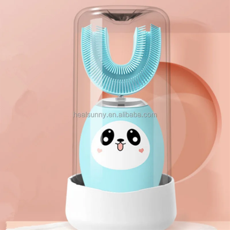 Children Cute Waterproof Smart Teeth Cleaning Tooth Brush Custom Silicone Kids Sonic Electric Toothbrush