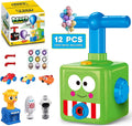 New Creative Science Experiment Toy Balloon Powered Car Launcher Set with 12 Balloons Outdoor Fun Structure