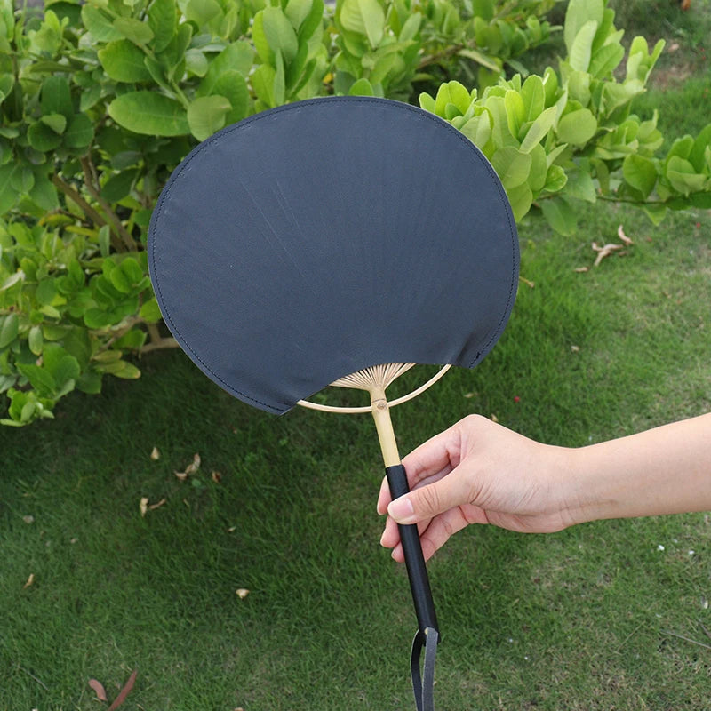 Handmade Chinese Modern Home Fans Small Portable Eco-Friendly Bamboo Hand Fans with Wooden Handle for Summer