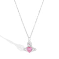 Saturn Necklace for Women Sky Star Saturn Planet Pendant  Necklaces for Women Pink Zircon Pendant Necklace