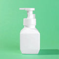 10%-100% HDPE LUXURY EMPTY SQUARE WHITE 280ML HDPE PLASTIC SPRAY BOTTLE for HAIR CARE SHAMPOO LOTION LIQUID SOAP