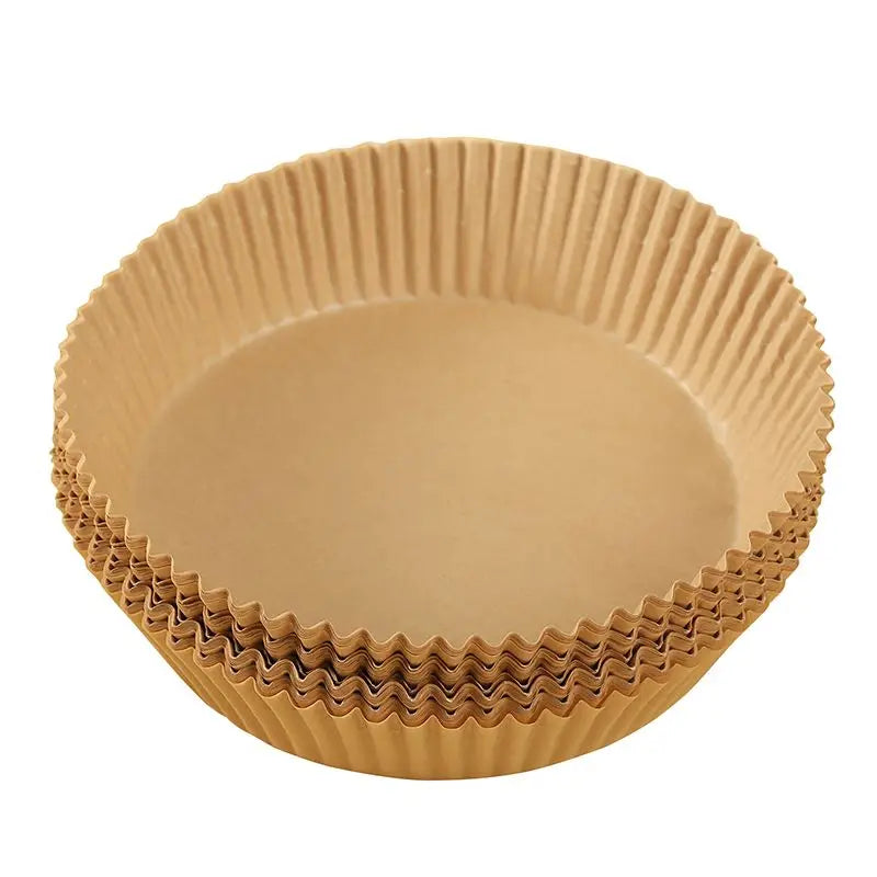 Food Grade High Temperature Resistant 100 Pcs Non-stick Air Fryer Disposable Paper Liners Square Round Air Fryer Liners