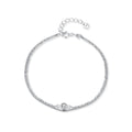 New Trendy Double Bracelets Jewelry Wholesale S925 Sterling Silver Bracelets for Women Gifts