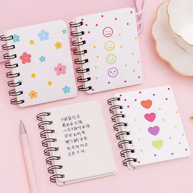 Promotional Cheap A7 Spiral School Kawaii Notebook for Student