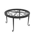 Wholesale Wrought Iron Single-Layer Flower Stand for Home & Garden for Nursery & Decoration Small Floor-Standing Flower Pot