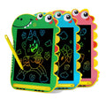 Cartoon Dinosaur Shape  Education Board Colorful Doodle Tablet Electric Writing Memo Drawing Digital Pad Kid LCD Magic 8.5