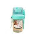 Portable Yogurt Cereal Cup Salad Dressing Holder Containers Double Neck Fruit Salad Meal Shaker Cup With Fork