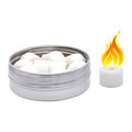 Outdoor Portable Paraffin Wax Cotton Solid Fuel Camp Fire Starter Cube 40g 2.8x6.6cm 10 Pcs Tin Box Woodburning Stove Custom