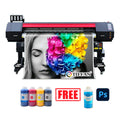 1.8M 3.2M Inkjet Printers Dx5 Heat Transfer Pet Protective Film Dye Sublimation Printing Machine For Polyester Fabric Textile
