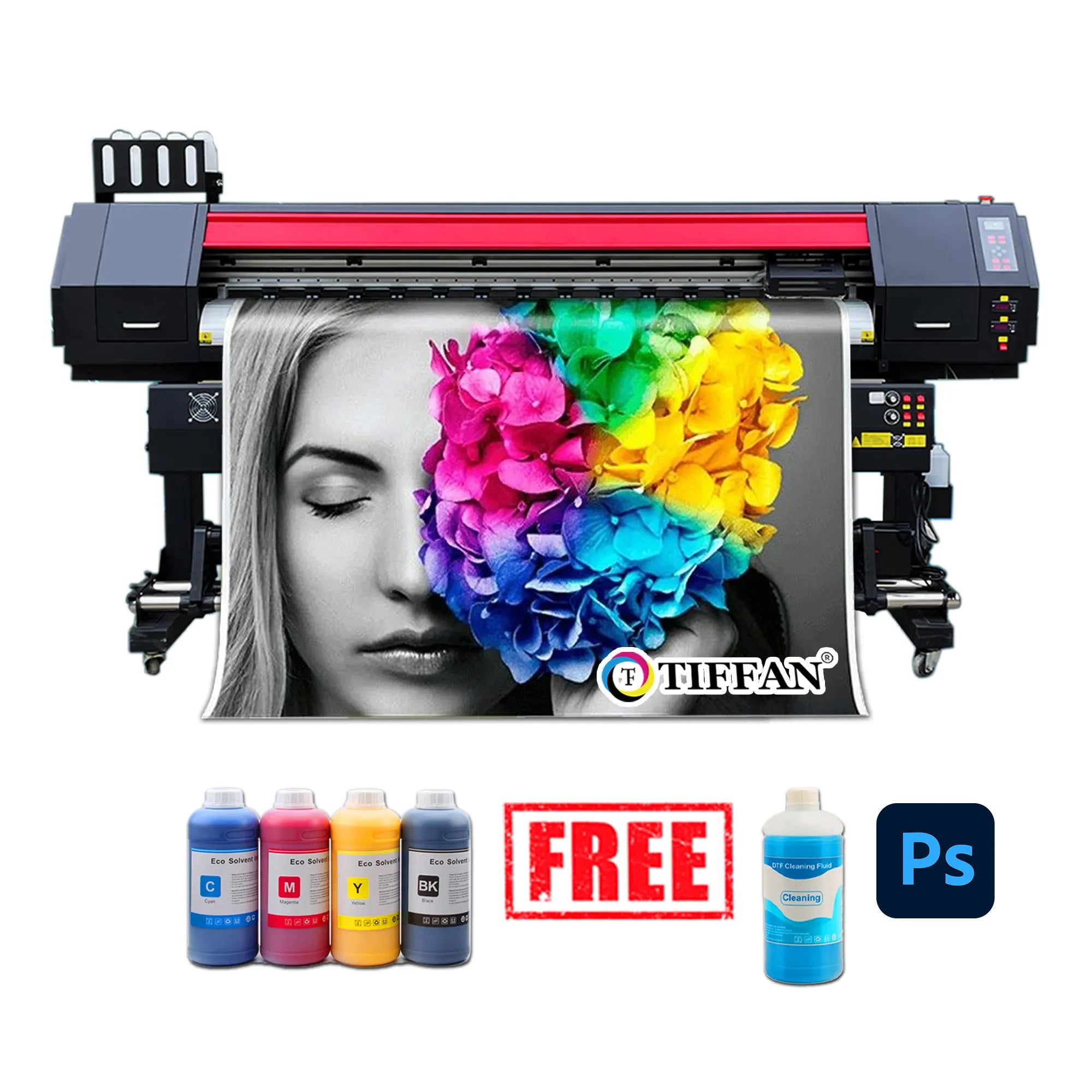 1.8M 3.2M Inkjet Printers Dx5 Heat Transfer Pet Protective Film Dye Sublimation Printing Machine For Polyester Fabric Textile