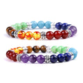 Wholesale 8mm Tiger Eyes Turquoise Quartz Genuine Natural Stone Beads Women Men Yoga Healing 7 Chakra Bracelet Jewelry