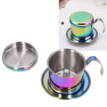 Wholesale Permanent Vietnamese Traditional Coffee Phin Infuser Home Espresso Stainless Steel Coffee Filter