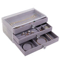 Transparent Plastic Jewelry Boxes Drawer Jewelry Storage Box Necklace Jewelry Boxes