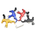 Archery Shooting Compound Bow Accessories Automatic Release Aid Recurve Aluminium Alloy 4 Finger Arrow Hunting